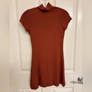 Silence + Noise Rust Mini Dress